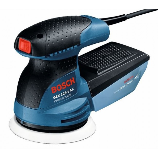 Bosch GEX 125-1 AE Orbital sander 12000 RPM 24000 OPM Blue Bosch GEX 125-1 AE Orbital sander 12000 RPM 24000 OPM Blue