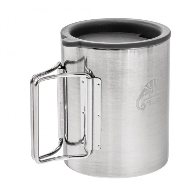 Helikon Thermal mug with lid 250 ml Silver, Black
