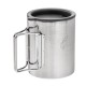 Helikon Thermal mug with lid 250 ml Silver, Black