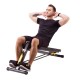 HMS Fitness LSR8311 Flat weight training bench Adjustable seat Home Black, Yellow HMS Fitness LSR8311 Flat weight training bench Adjustable seat Home Black, Yellow
