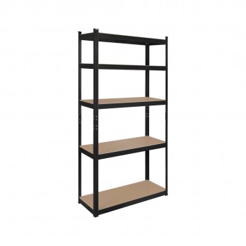 Metal storage rack 180x90x40 black Rebel