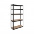 Metal storage rack 180x90x40 black Rebel