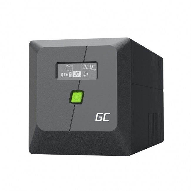 Green Cell uninterruptible power supply (UPS) Line-Interactive 0.75 kVA 480 W 4 AC outlet(s) Green Cell uninterruptible power supply (UPS) Line-Interactive 0.75 kVA 480 W 4 AC outlet(s)