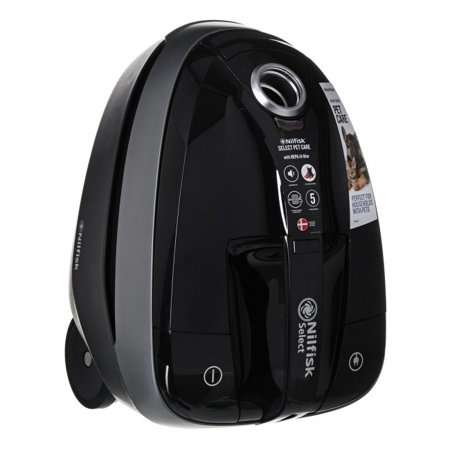 Nilfisk Select Pet Care Vacuum Cleaner Vacuum Cylinder 3.1 l 650 W Dust bag Black