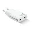 Charger 2 x USB-C Quick Charge 4+ 30W SUPER SLIM white