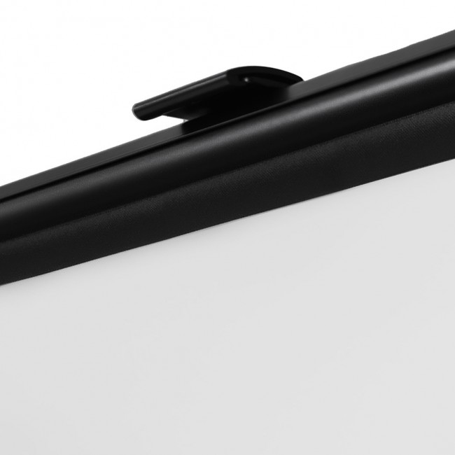 Maclean portable projection screen, compact, floor, 66