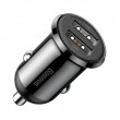 Baseus CCALLP-01 2XUSB 4.8A car charger 2 x USB black