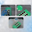 Extralink Gigabit PoE Injector 4 Portowy Active, 4 ports Gigabit 802.3at/af, Mode A