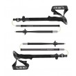 Trekking Poles LEKI SHERPA FX, 120 140 cm, black