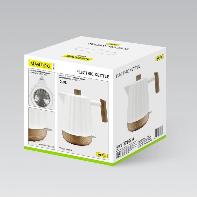 MAESTRO MR-075 ceramic electric kettle MAESTRO MR-075 ceramic electric kettle
