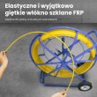 Extralink Cable pulling rod Pilot 8mm 150m glass fibre FRP, d. 8mm, l. 150m, yellow