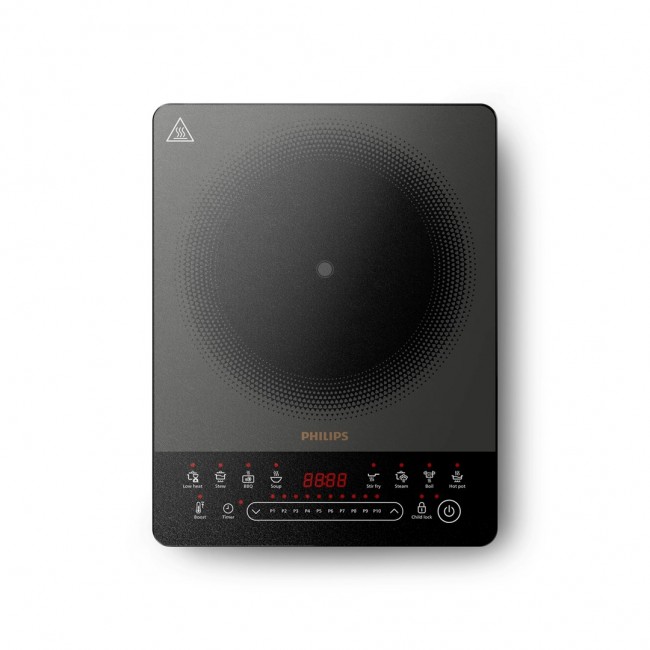 Philips 5000 series HD5850/90 hob Black, Grey Countertop 29.5 cm Zone induction hob 1 zone(s)