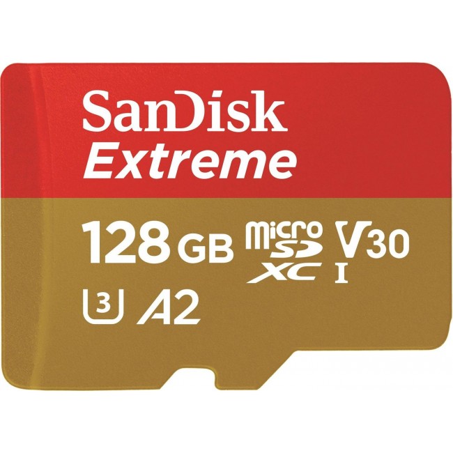SD MicroSD Card 128GB SanDisk Extreme inkl. Adapter