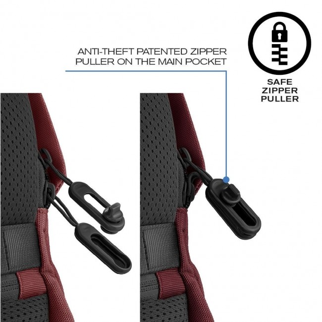 XD DESIGN ANTI-THEFT BACKPACK BOBBY SOFT RED P/N: P705.794 XD DESIGN ANTI-THEFT BACKPACK BOBBY SOFT RED P/N: P705.794