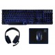 Rebeltec SHERMAN keyboard, mouse, pad, headphones for gamers combo