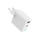 Gembird TA-UC-PDQC65L-W-01 mobile device charger Universal White AC Fast charging Indoor Gembird TA-UC-PDQC65L-W-01 mobile device charger Universal White AC Fast charging Indoor