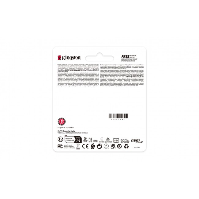 Kingston Technology 2000G NV3 M.2 2230 NVMe SSD Kingston Technology 2000G NV3 M.2 2230 NVMe SSD