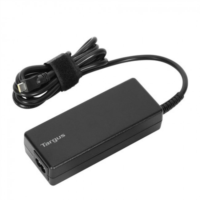 Targus | 100 W USB-C PD Charger - For Laptops or Power Pass-Thru Docks | APA108EU Targus | 100 W USB-C PD Charger - For Laptops or Power Pass-Thru Docks | APA108EU