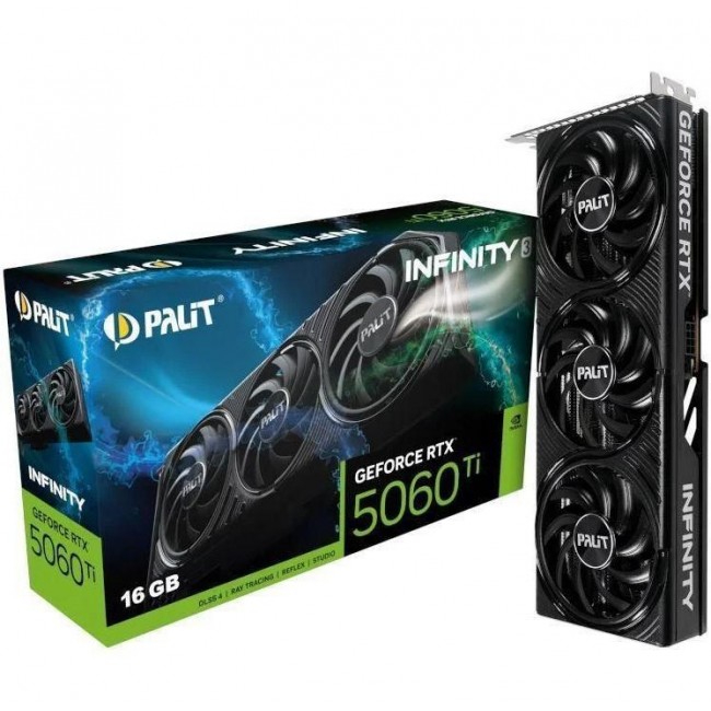 Palit GeForce RTX 5060 Ti Infinity 3 NVIDIA 16 GB GDDR7 Palit GeForce RTX 5060 Ti Infinity 3 NVIDIA 16 GB GDDR7