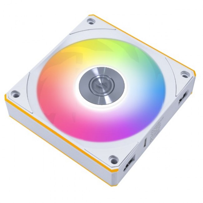 White wireless Lian Li UNI FAN 3-pack fan, 120mm White wireless Lian Li UNI FAN 3-pack fan, 120mm