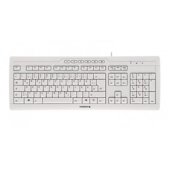 CHERRY STREAM 3.0 keyboard Office USB Swiss Grey