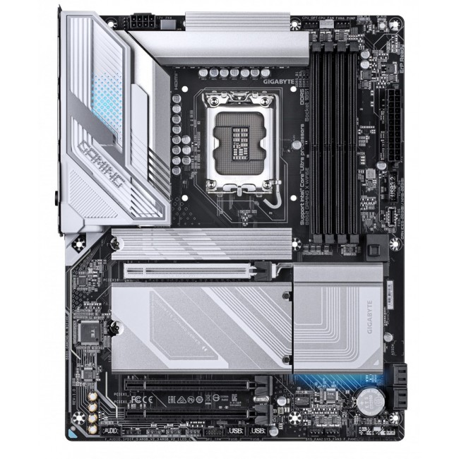 GIGABYTE B860 GAMING X WIFI6E Motherboard - Intel Core Ultra Series CPUs, 12+1+2+1 Phases VRM, up to 9066MHz DDR5, 1xPCIe 5.0 + 2xPCIe 4.0 M.2, 2.5GbE LAN, WIFI 6E, USB4 GIGABYTE B860 GAMING X WIFI6E Motherboard - Intel Core Ultra Series CPUs, 12+1+2+1 Phases VRM, up to 9066MHz DDR5, 1xPCIe 5.0 + 2xPCIe 4.0 M.2, 2.5GbE LAN, WIFI 6E, USB4