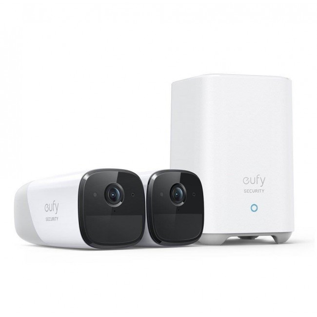 Eufy Security, eufyCam 2 Pro Wireless Home Security Camera System, 365-Day Battery Life, HomeKit Compatibility, 2K Resolution, IP67 Weatherproof, Night Vision, 2-Cam Kit, No Monthly Fee Eufy Security, eufyCam 2 Pro Wireless Home Security Camera System, 365-Day Battery Life, HomeKit Compatibility, 2K Resolution, IP67 Weatherproof, Night Vision, 2-Cam Kit, No Monthly Fee
