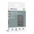 Verbatim Charge 'n' Go Magnetic Wireless Power Bank 10000mAh Grey