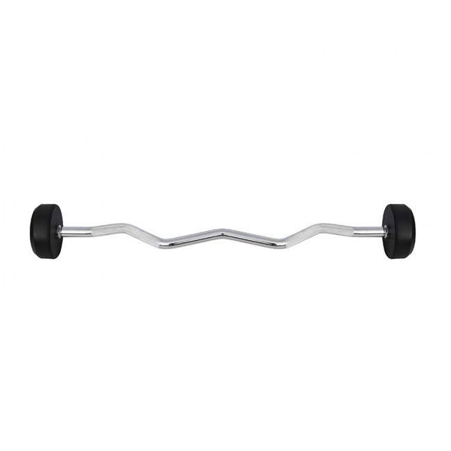 HMS GSL25 fixed barbell/rubber broken bar 25 kg