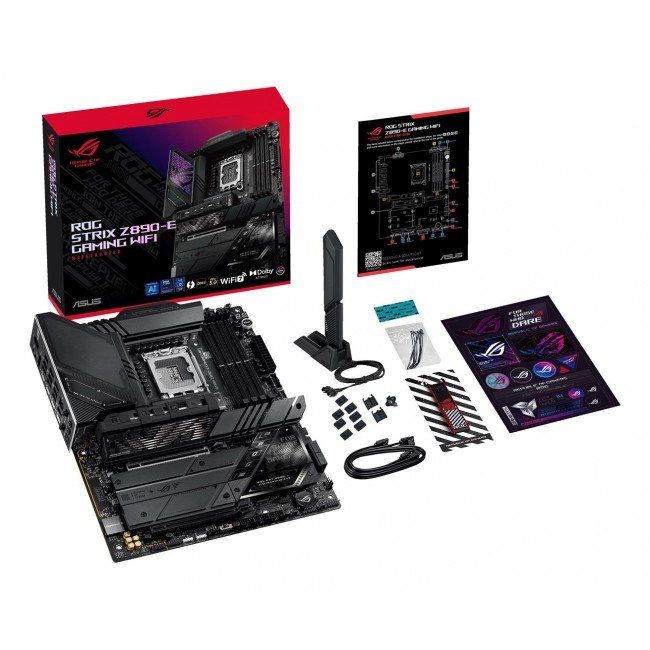 ASUS ROG STRIX Z890-E GAMING WIFI Intel Z890 LGA 1851 (Socket V1) ATX ASUS ROG STRIX Z890-E GAMING WIFI Intel Z890 LGA 1851 (Socket V1) ATX