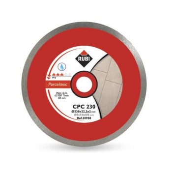 RUBI CPC DIAMOND BLADE 250 x 25,4mm PRO FOR PORCELAIN STONEWARE
