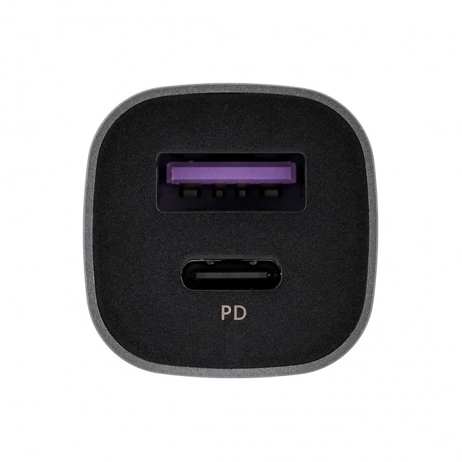 Ugreen USB Type-C / USB 24W Power Delivery Quick Charge car charger, grey (30780) Ugreen USB Type-C / USB 24W Power Delivery Quick Charge car charger, grey (30780)