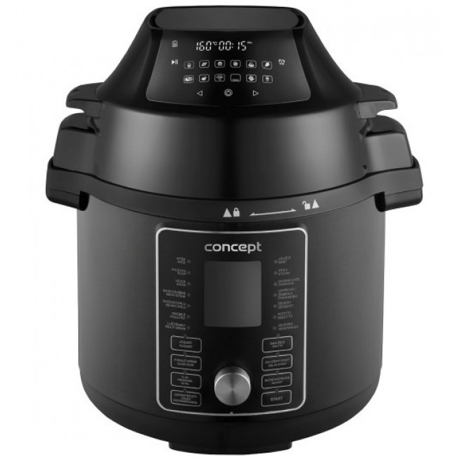 Concept Cookery CK8000 Multicooker with Air Fryer function 1500 W Black