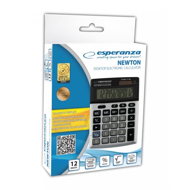 Esperanza ECL102 calculator Black, Silver Esperanza ECL102 calculator Black, Silver