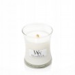 Scented Candle, Small WOODWICK White Teak 85 g, 1 piece