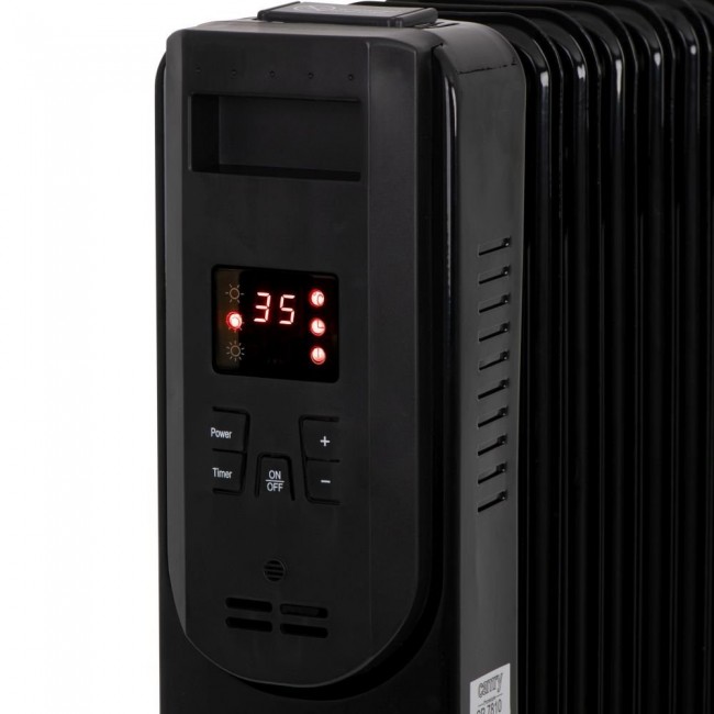 Electric oil heater with remote control CAMRY CR 7812, 7 ribs, 1500 W black