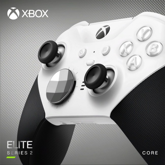 Microsoft Xbox Elite Wireless Series 2 Core Black, White Bluetooth/USB Gamepad Analogue / Digital PC, Xbox One Microsoft Xbox Elite Wireless Series 2 Core Black, White Bluetooth/USB Gamepad Analogue / Digital PC, Xbox One