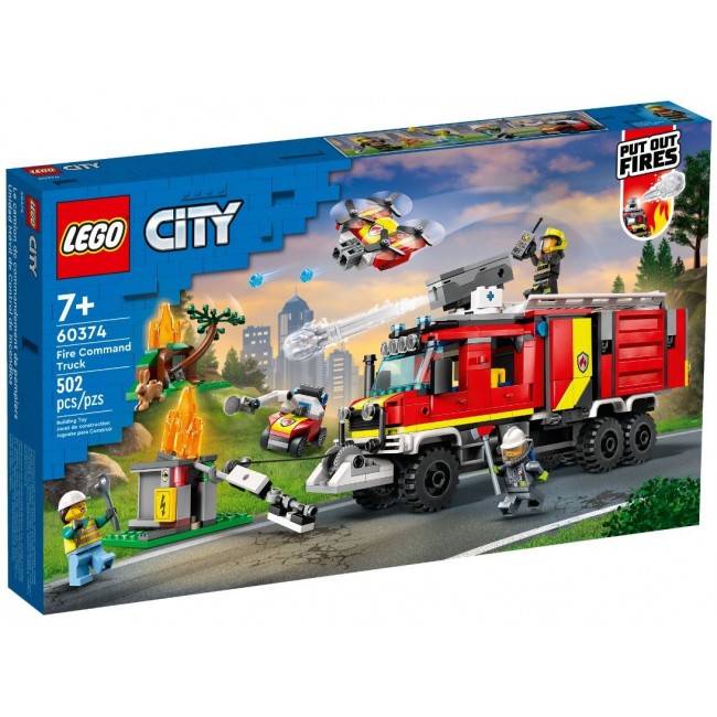 LEGO CITY 60374 FIRE COMMAND TRUCK LEGO CITY 60374 FIRE COMMAND TRUCK