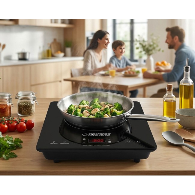 Esperanza EKH009 hob Black Countertop 28 cm Zone induction hob 1 zone(s)