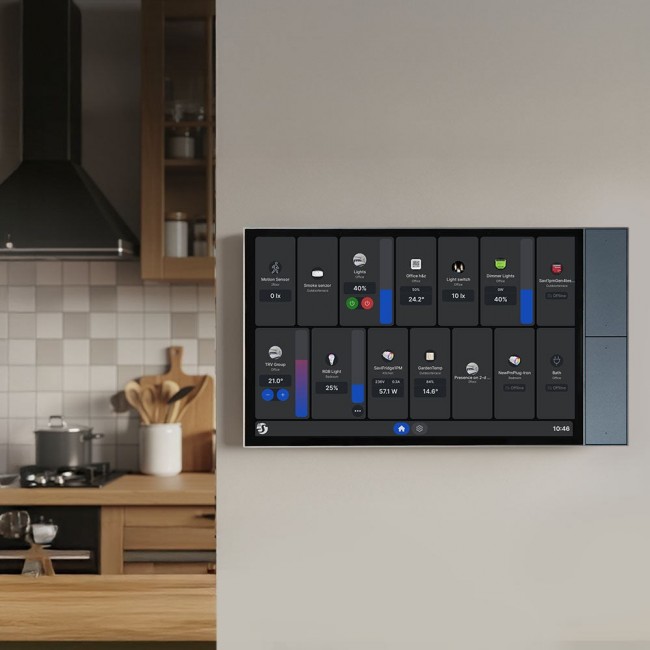 Shelly Wall Display XL Wireless Black, Light grey