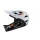 LEATT MTB Enduro 2.0 V23 Bike Helmet with Removable Chin Guard, Size L (59 63 cm), White