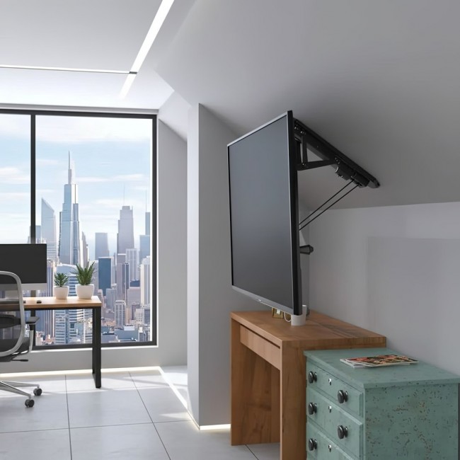 Maclean MC-880 Electric Ceiling TV Mount, 32