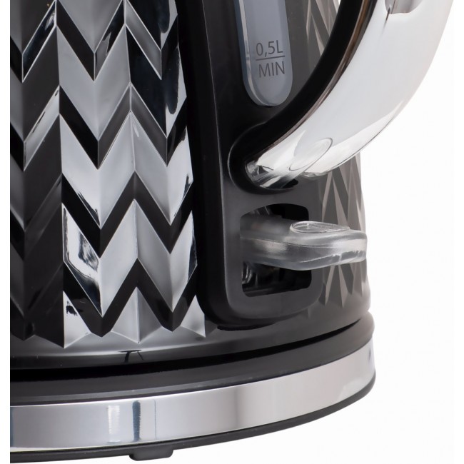 ELDOM NELA kettle, 1.7 l capacity, 2000 W power, black