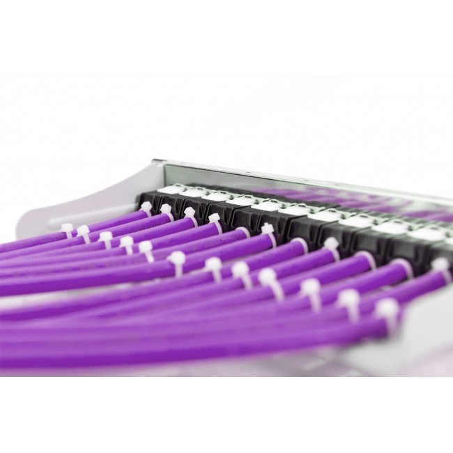 DIGITUS Cat.6 Installation Cable, U/UTP, B2ca, AWG 23/1, LSOH, 100m, Purple,