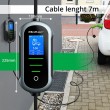 Qoltec Mobilna adowarka do samochodu elektrycznego EV i hybryd z regulacją 2w1 Typ2 | 22kW | 400V | CEE 32A | Wi-fi | TUYA | SMART LIFE | LCD | Przeno na | Wallbox | 7m