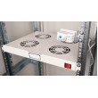 Equip Cooling Fans 19', 1U, 4FANS, RAL7035 Grey