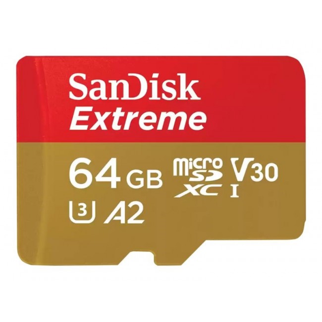 SanDisk Extreme 64 GB MicroSDXC UHS-I Class 10