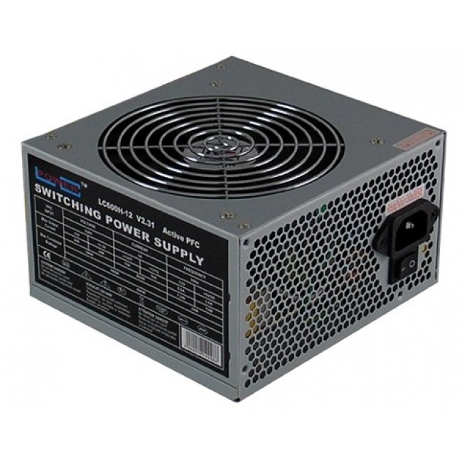 LC-Power LC600H-12 V2.31 power supply unit 600 W ATX Black LC-Power LC600H-12 V2.31 power supply unit 600 W ATX Black