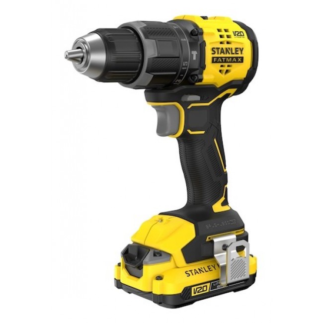 Stanley SFMCD716D2T-QW drill 1900 RPM Keyless Black, Yellow