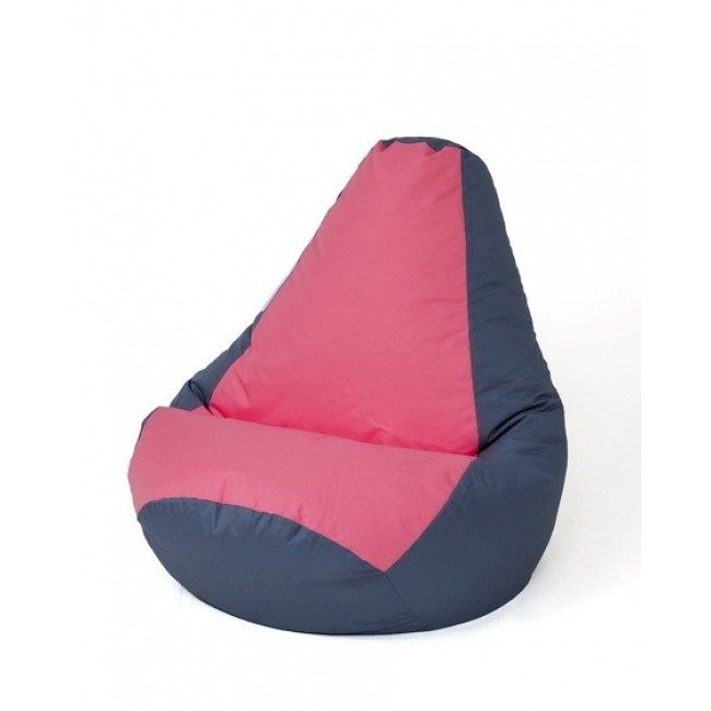 Sako bag pouffe Pear grey-pink XL 130 x 90 cm